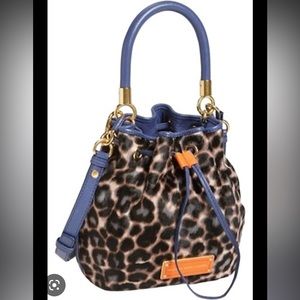LOOKING! Marc Jacobs Leopard Cheetah Hair and Leather Cross Body Bag